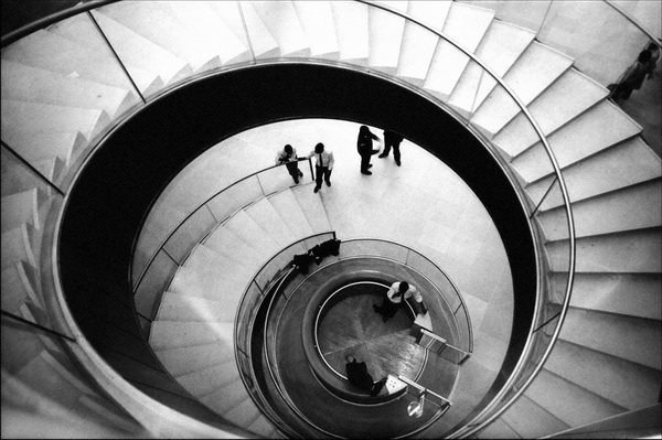 Louvre, escalier en colima?on